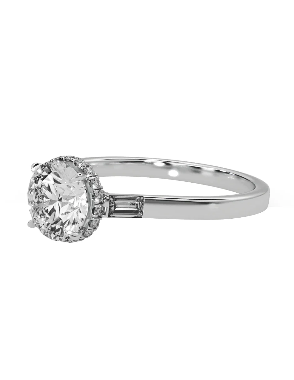 MONTADURA PARA PERSONALIZAR ANILLO DE COMPROMISO - PAVÉ - Image 4
