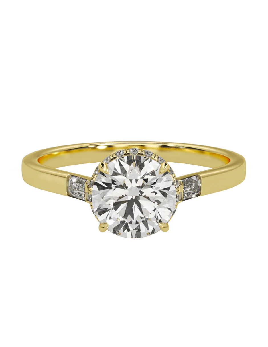 MONTADURA PARA PERSONALIZAR ANILLO DE COMPROMISO - PAVÉ - Image 5