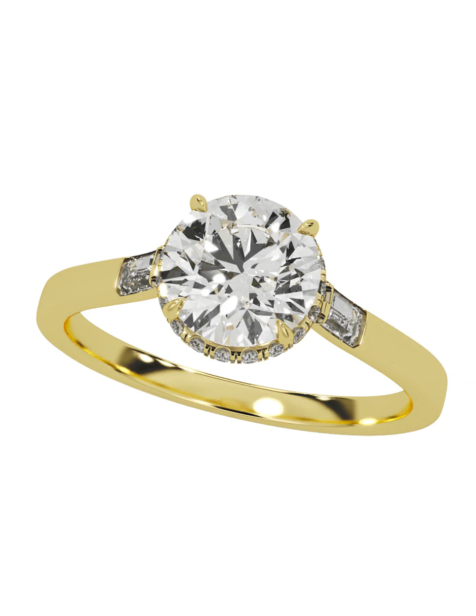 MONTADURA PARA PERSONALIZAR ANILLO DE COMPROMISO - PAVÉ - Image 7