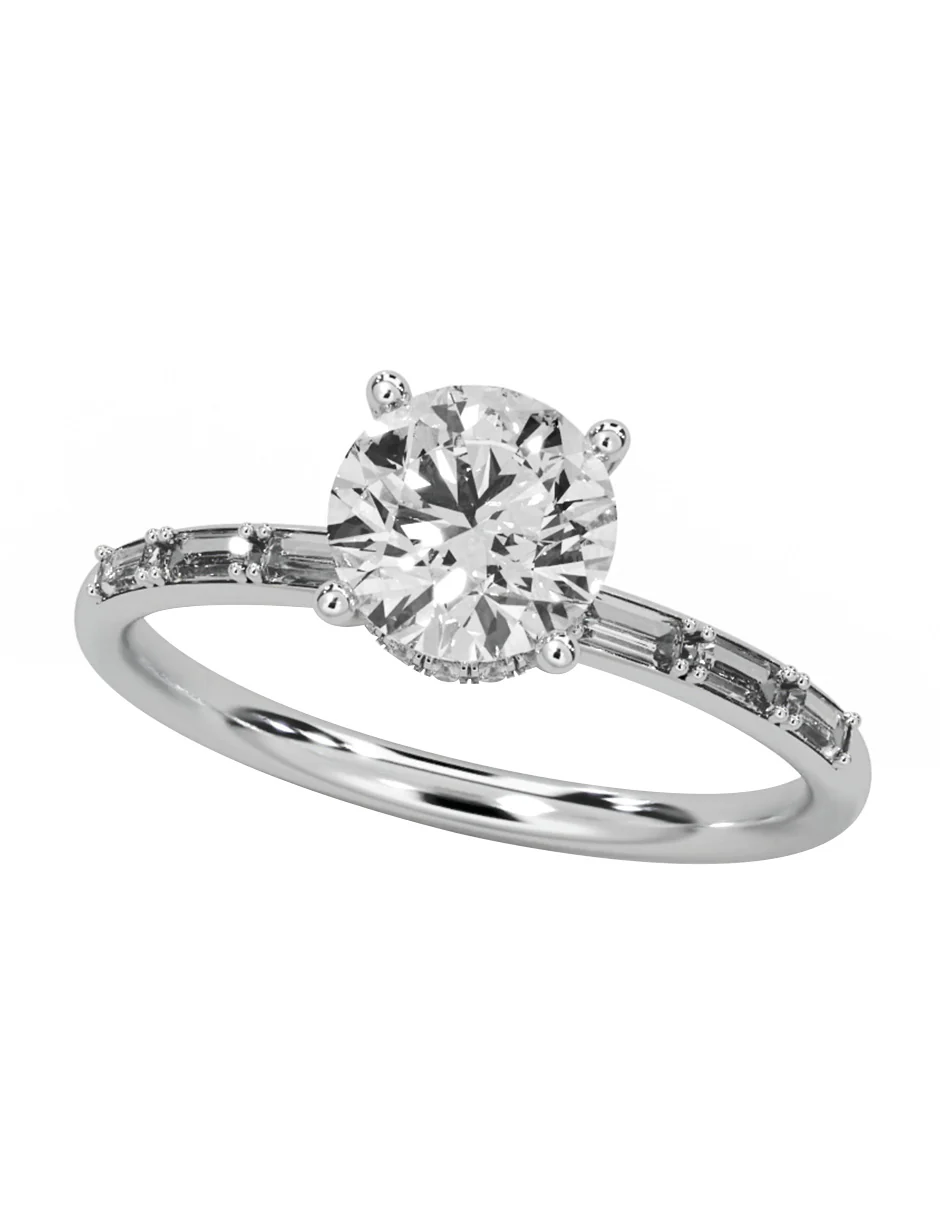 MONTADURA PARA PERSONALIZAR ANILLO DE COMPROMISO - PAVÉ - Image 3