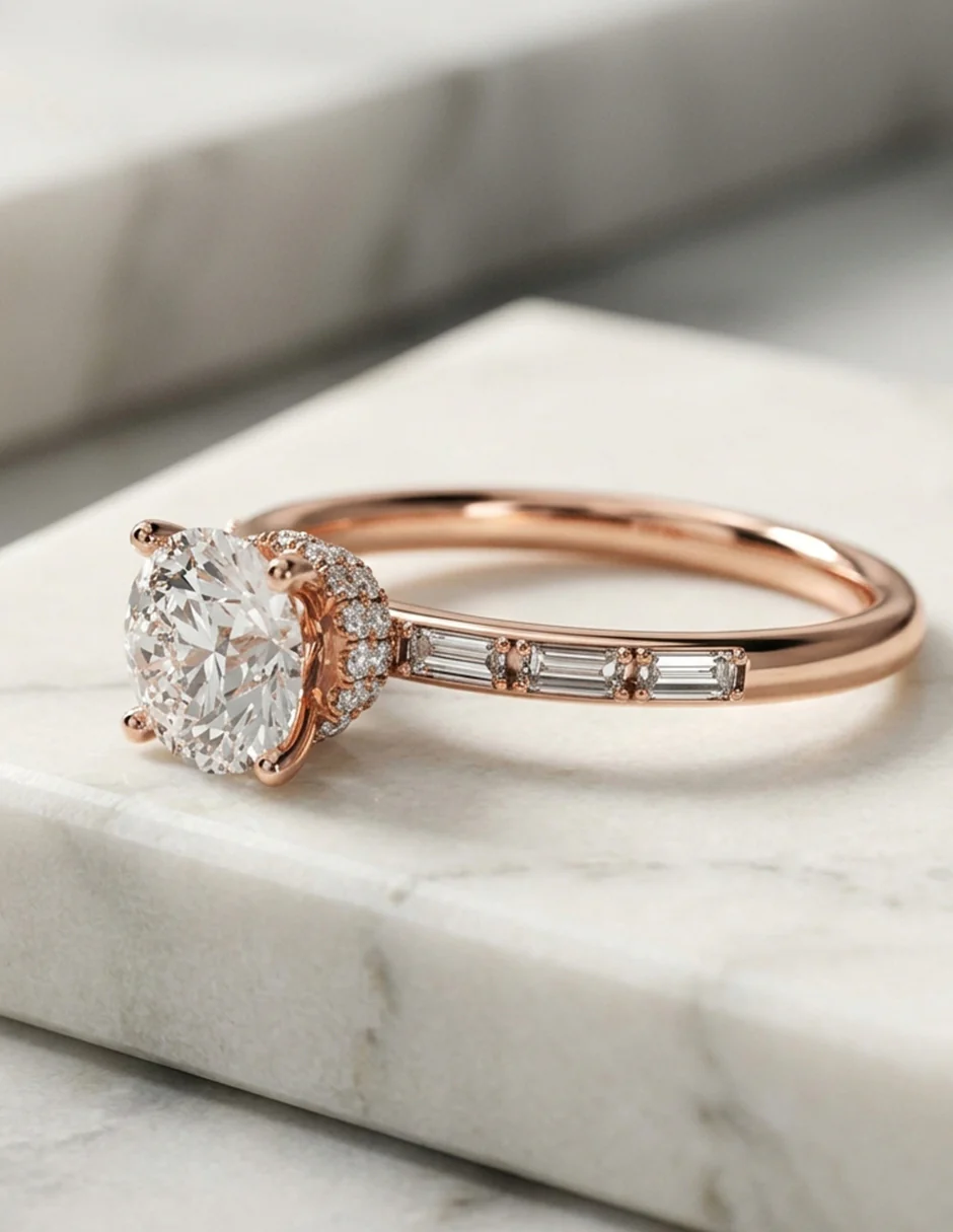 MONTADURA PARA PERSONALIZAR ANILLO DE COMPROMISO - PAVÉ - Image 16
