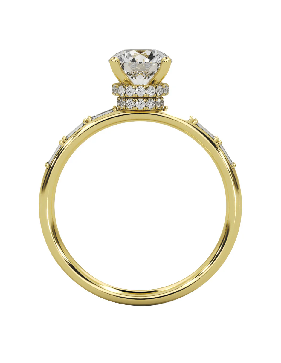 MONTADURA PARA PERSONALIZAR ANILLO DE COMPROMISO - PAVÉ - Image 6