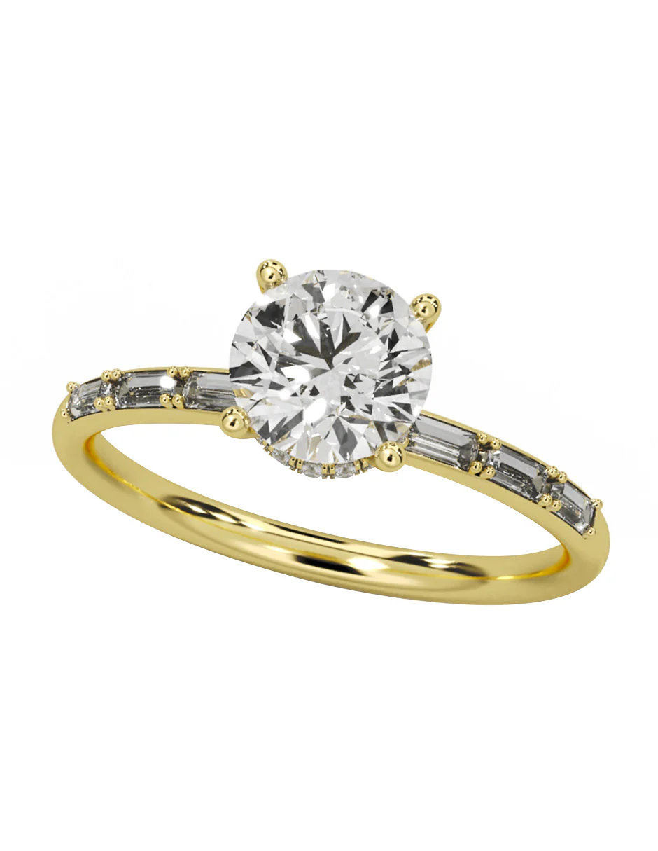 MONTADURA PARA PERSONALIZAR ANILLO DE COMPROMISO - PAVÉ - Image 7