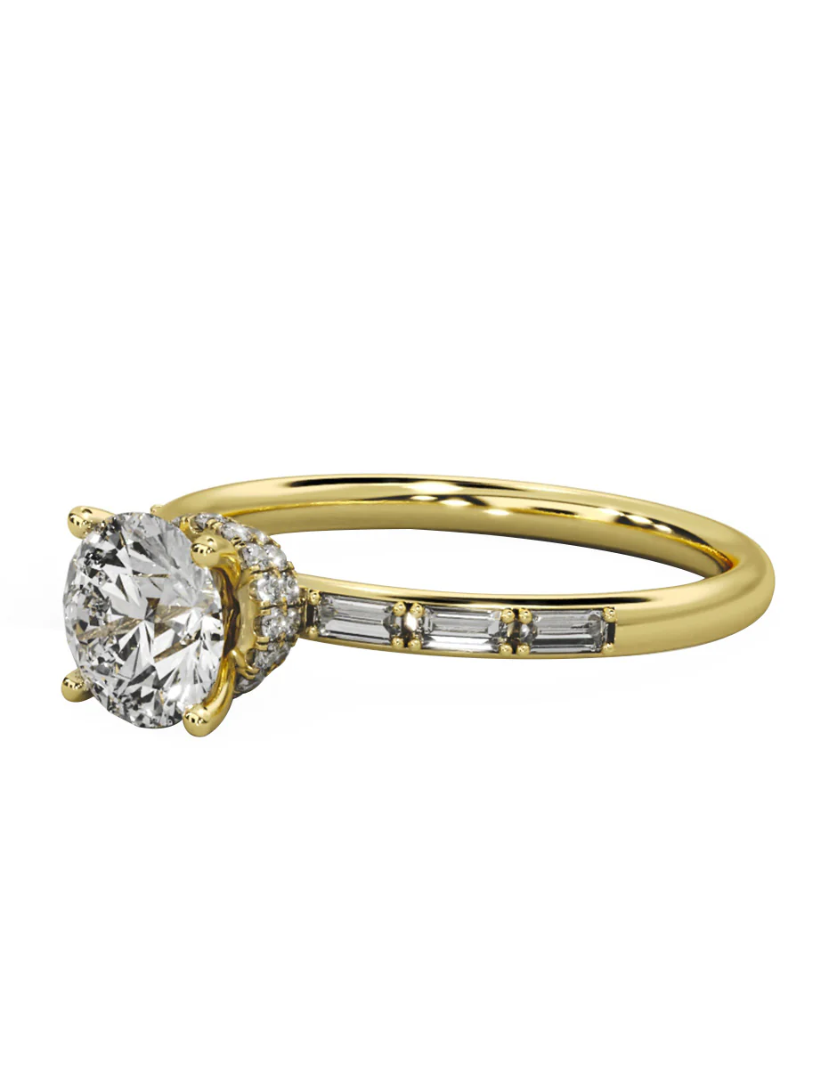 MONTADURA PARA PERSONALIZAR ANILLO DE COMPROMISO - PAVÉ - Image 8