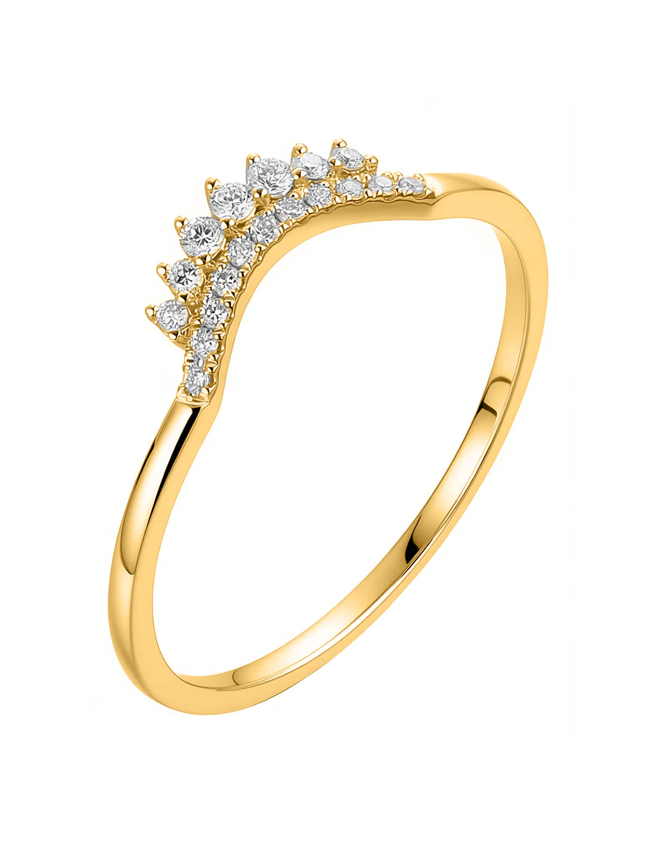 Anillo de Moda con Piedras Laterales - Image 4