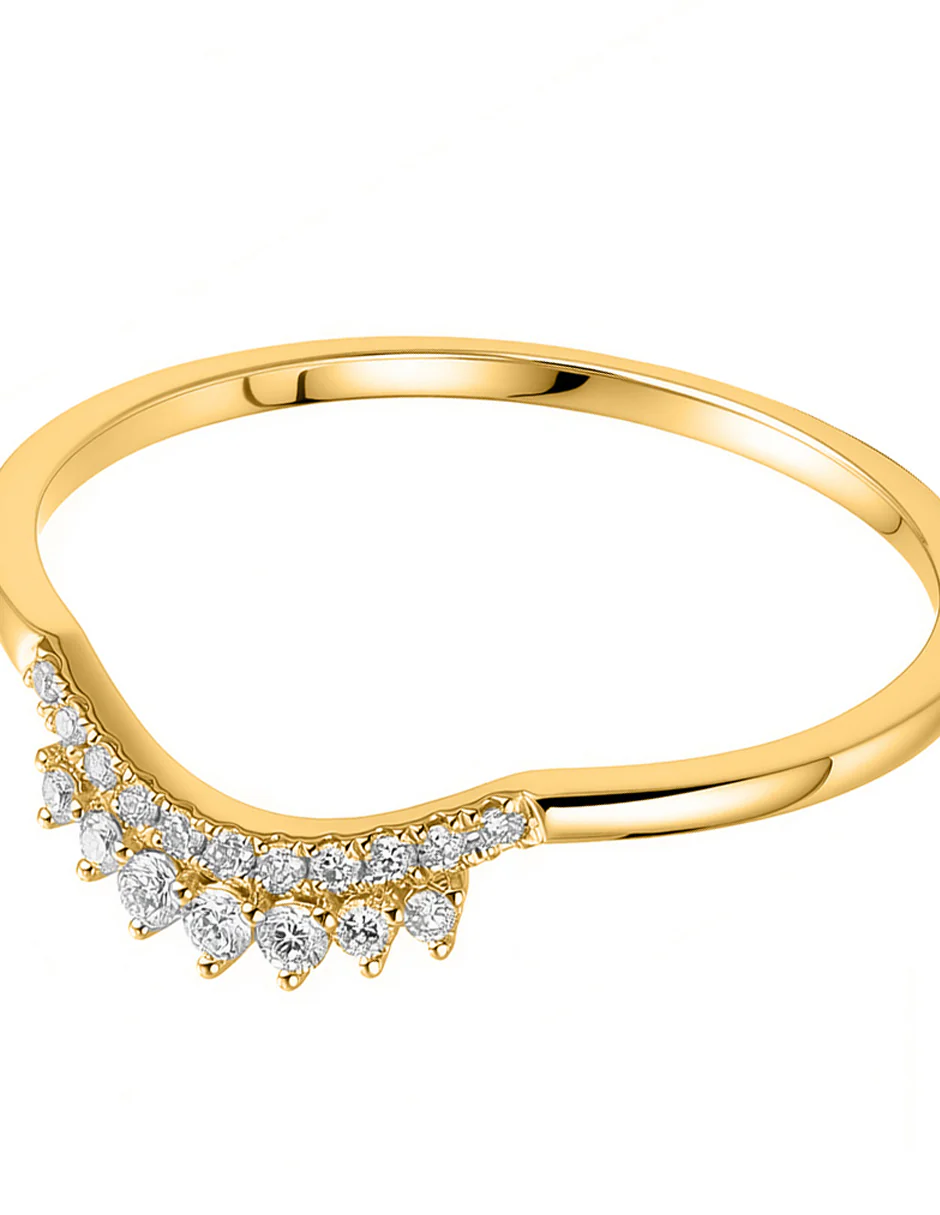 Anillo de Moda con Piedras Laterales - Image 6