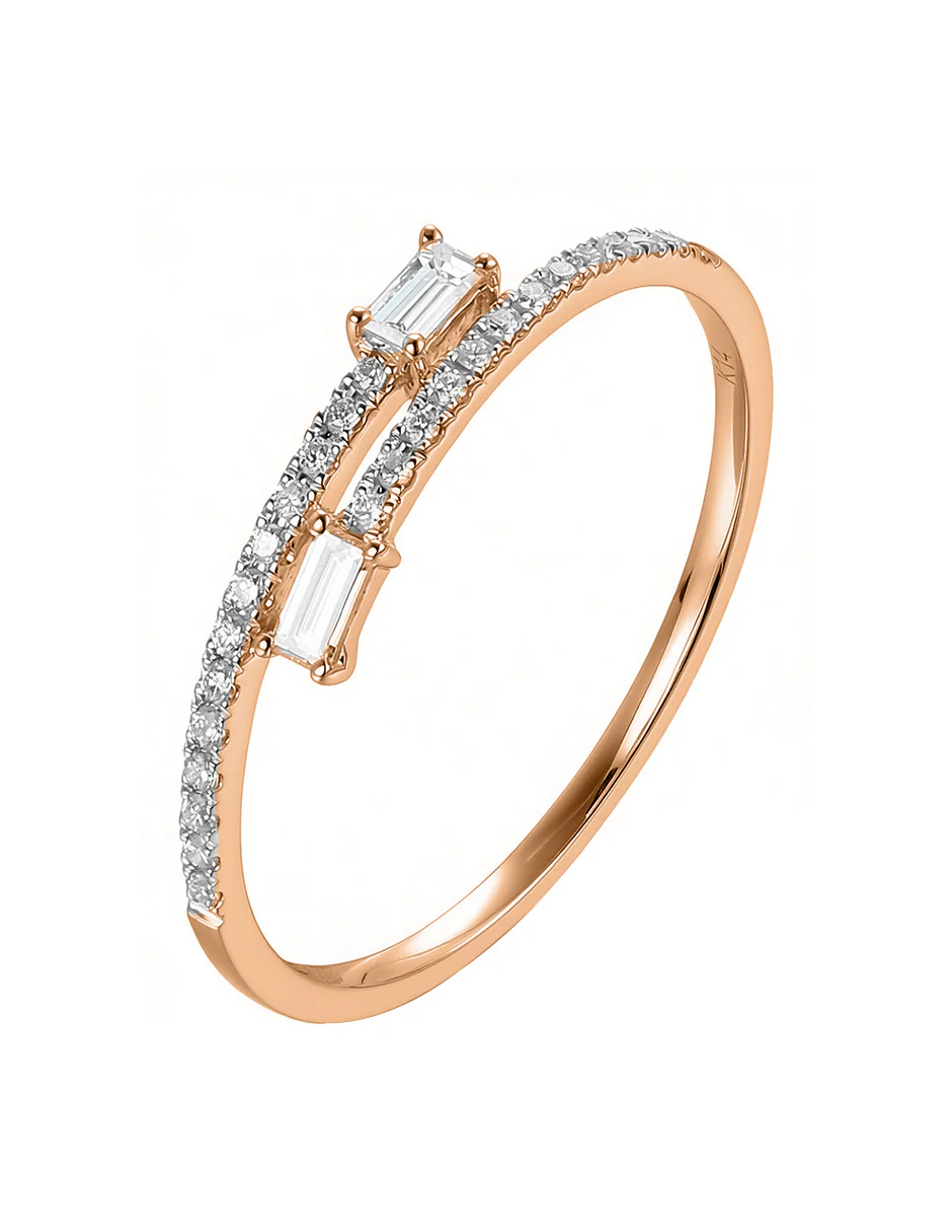 Anillo de Moda con Piedras Laterales - Image 7