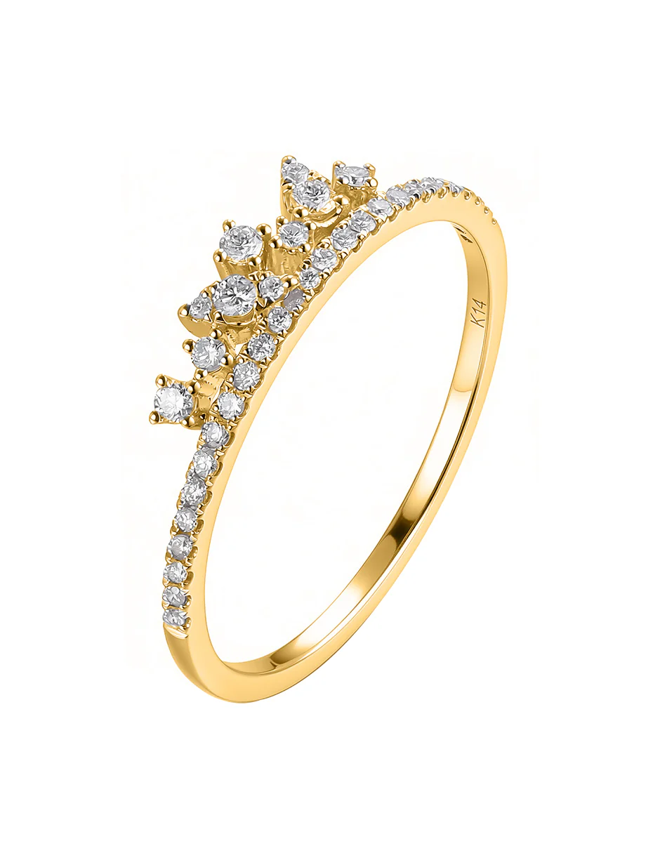 Anillo de Moda con Piedras Laterales - Image 4