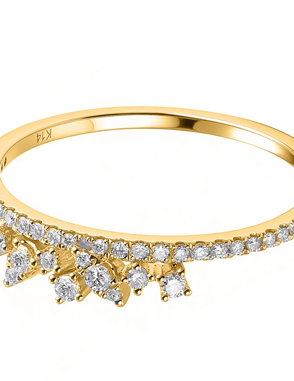 Anillo de Moda con Piedras Laterales - Image 6