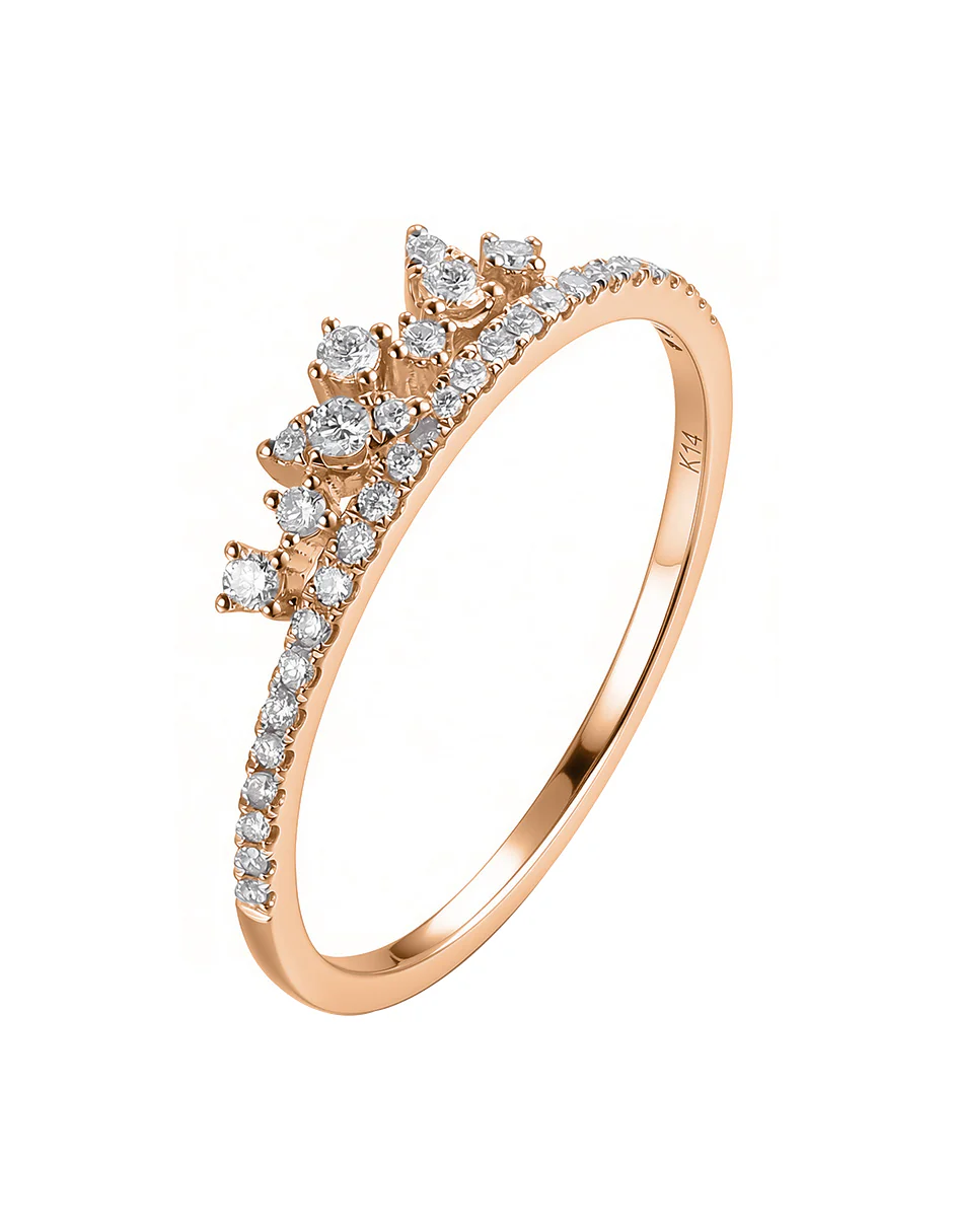 Anillo de Moda con Piedras Laterales - Image 7