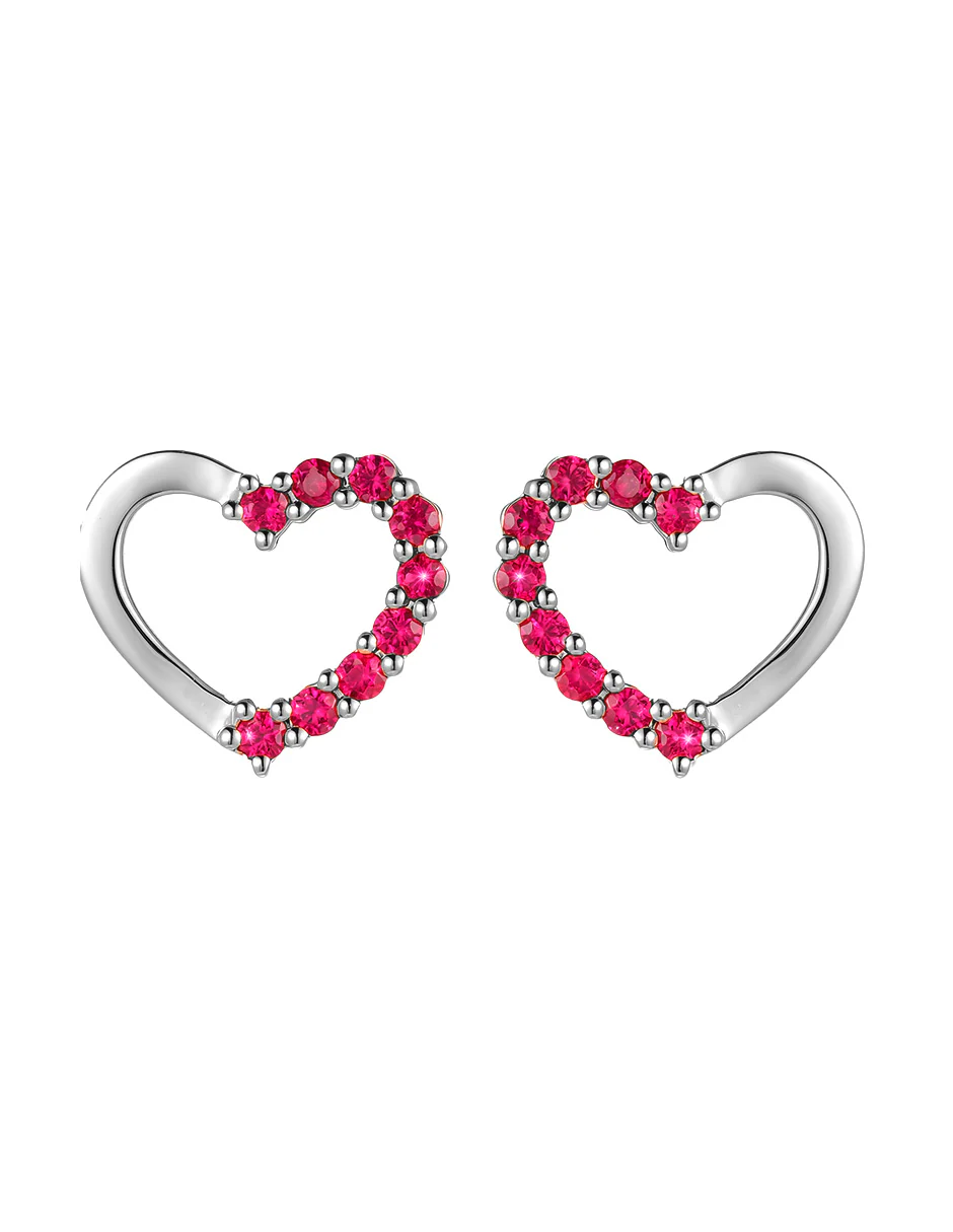 Aretes con Piedras Laterales