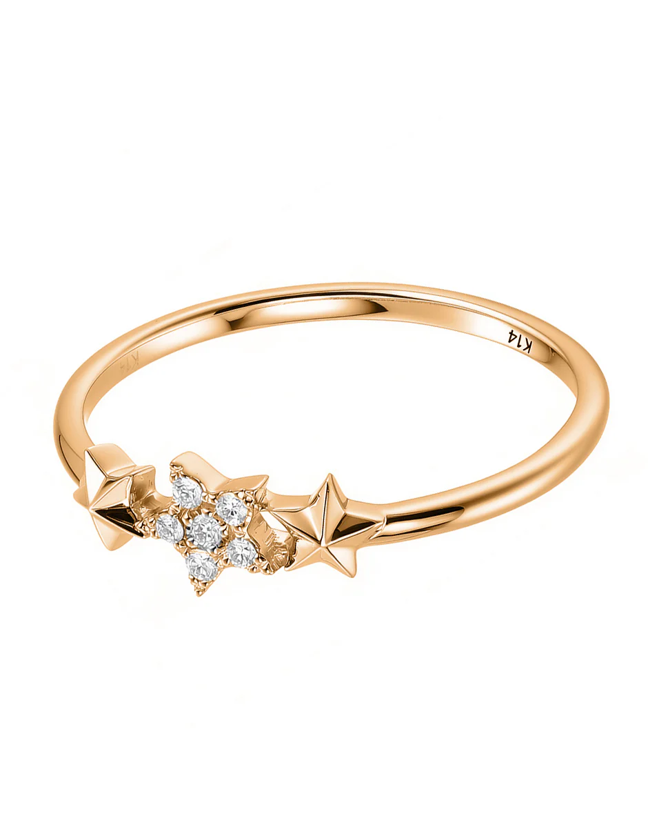 Anillo de Moda con Piedras Laterales - Image 8