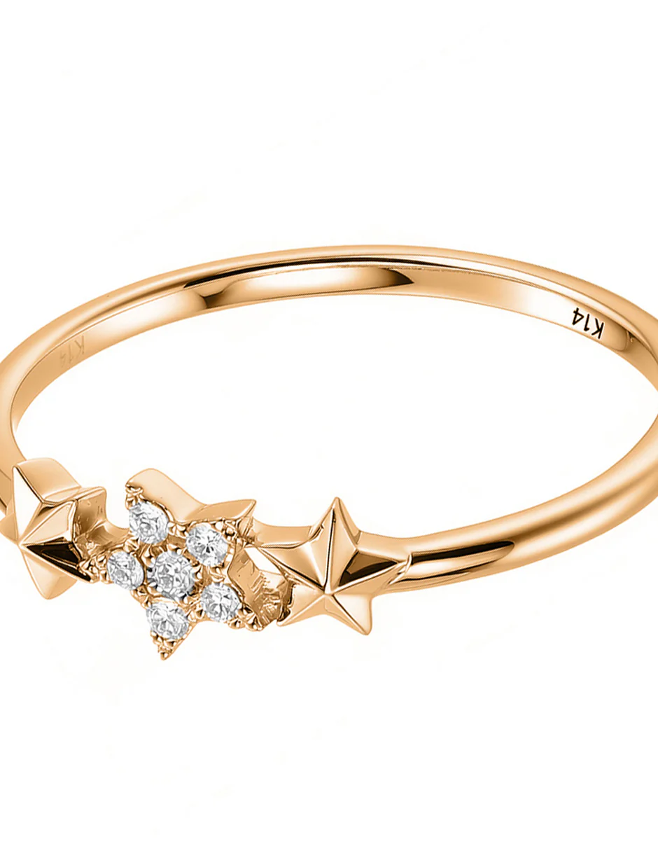 Anillo de Moda con Piedras Laterales - Image 9