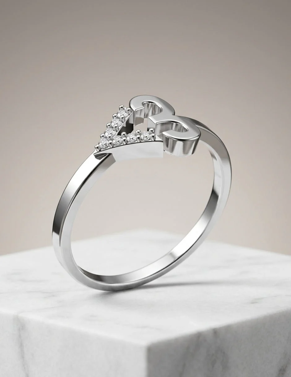 Anillo de Compromiso - pavé - MIO36-RG-CZ - Image 14