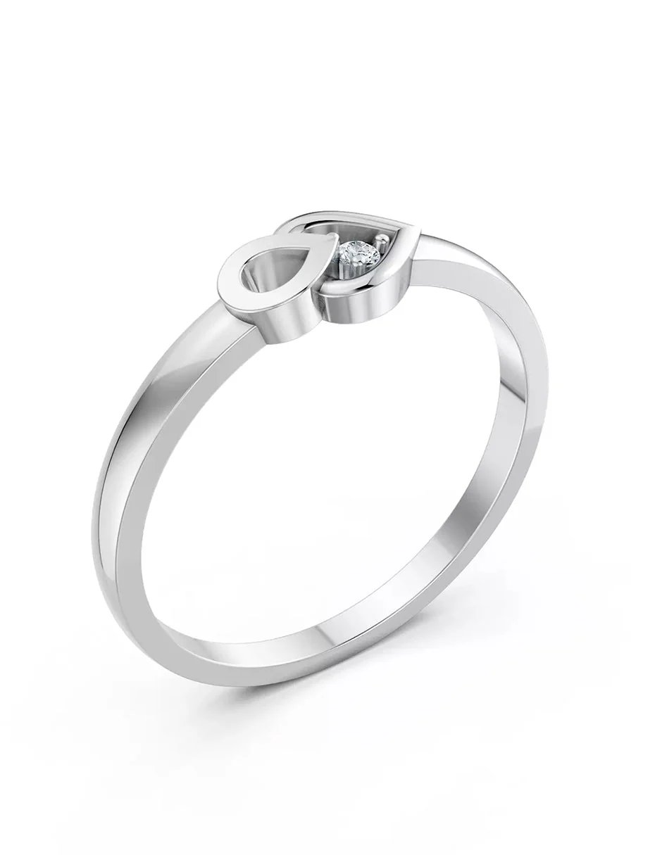Anillo de Compromiso - solitario - MIO40-RG-CZ - Image 3