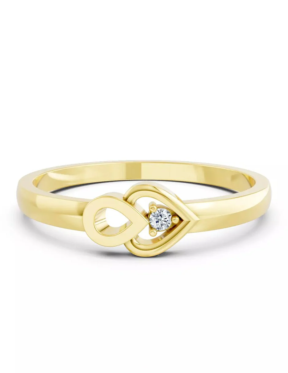 Anillo de Compromiso - solitario - MIO40-RG-CZ - Image 5