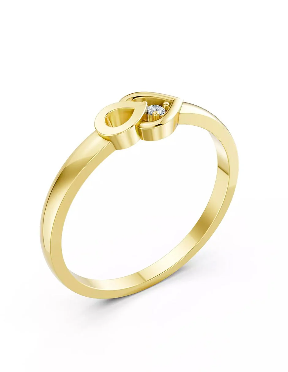 Anillo de Compromiso - solitario - MIO40-RG-CZ - Image 7
