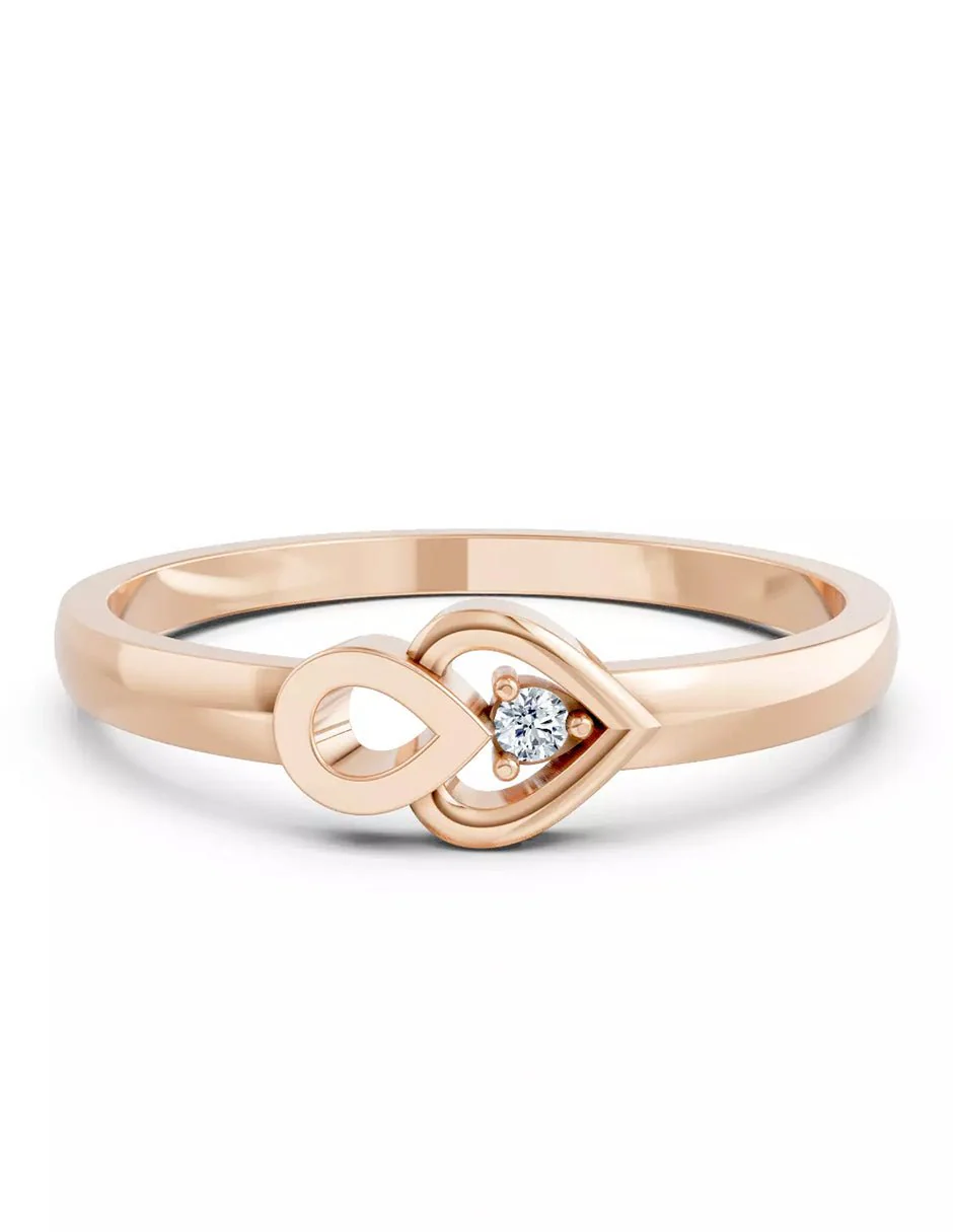 Anillo de Compromiso - solitario - MIO40-RG-CZ - Image 9