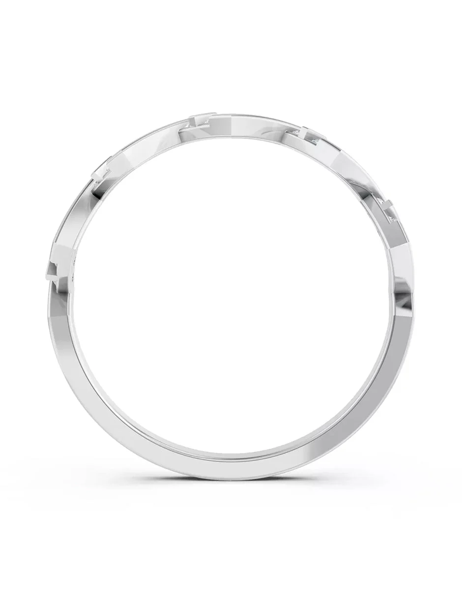 Anillo de Compromiso - piedras laterales - MIO42-RG-CZ - Image 2