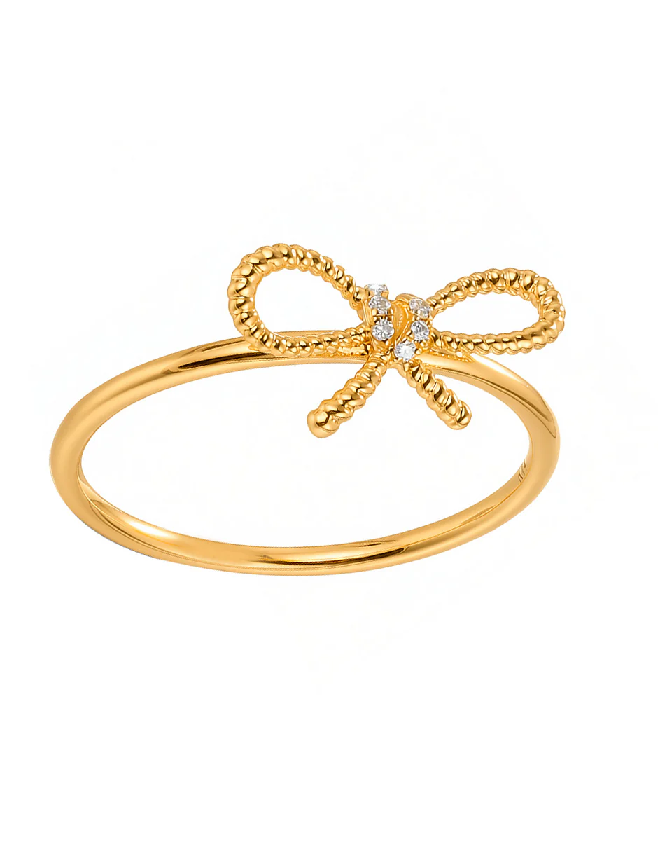 Anillo de Moda con Piedras Laterales - Image 5
