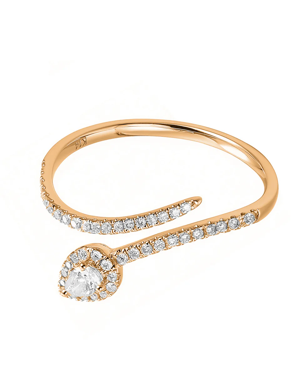 Anillo de Moda con Piedras Laterales - Image 8
