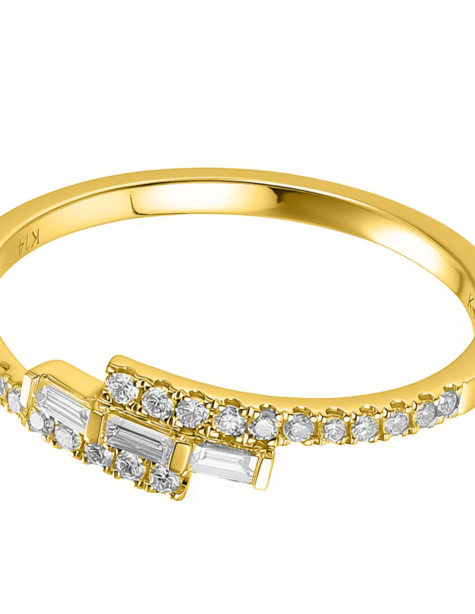 Anillo de Moda con Piedras Laterales - Image 6