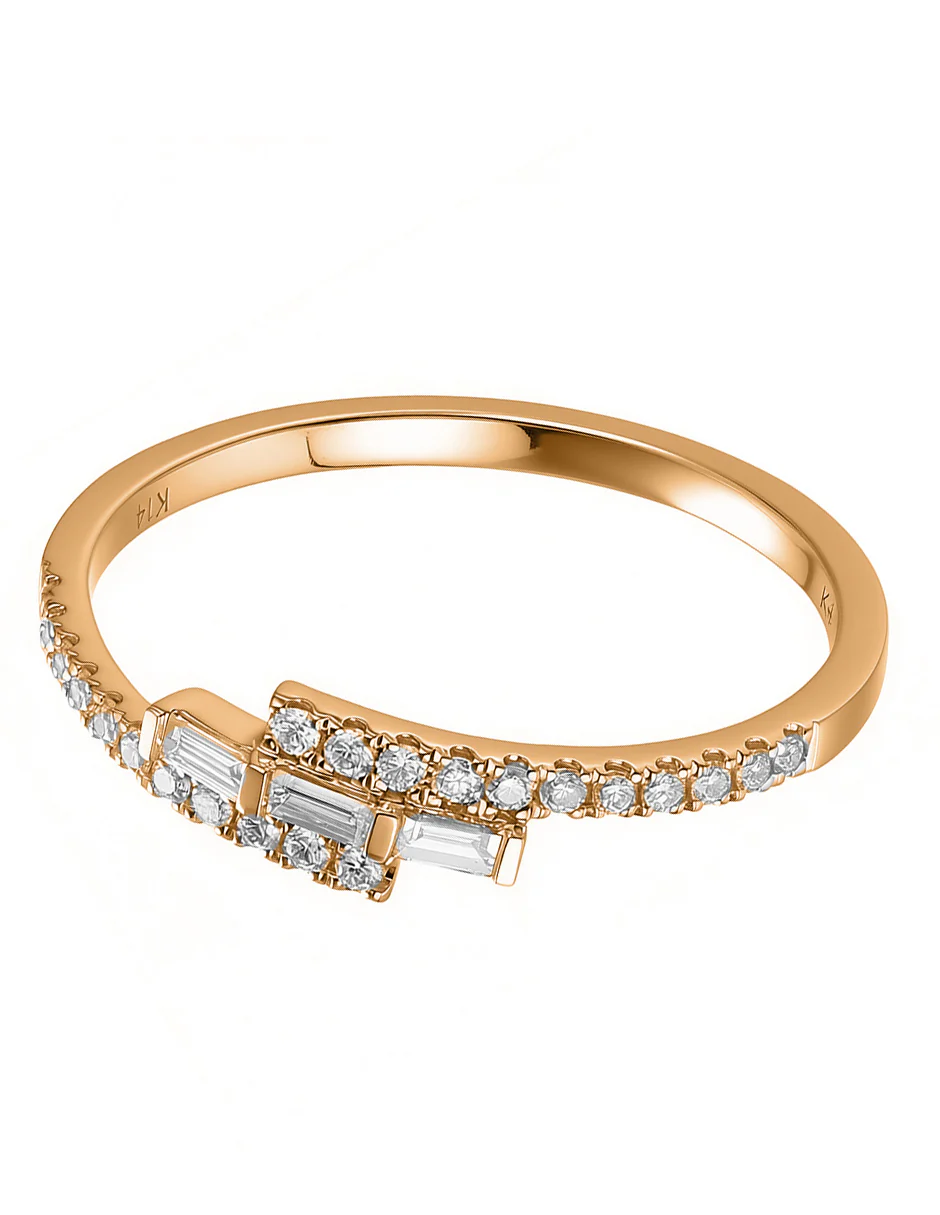 Anillo de Moda con Piedras Laterales - Image 8