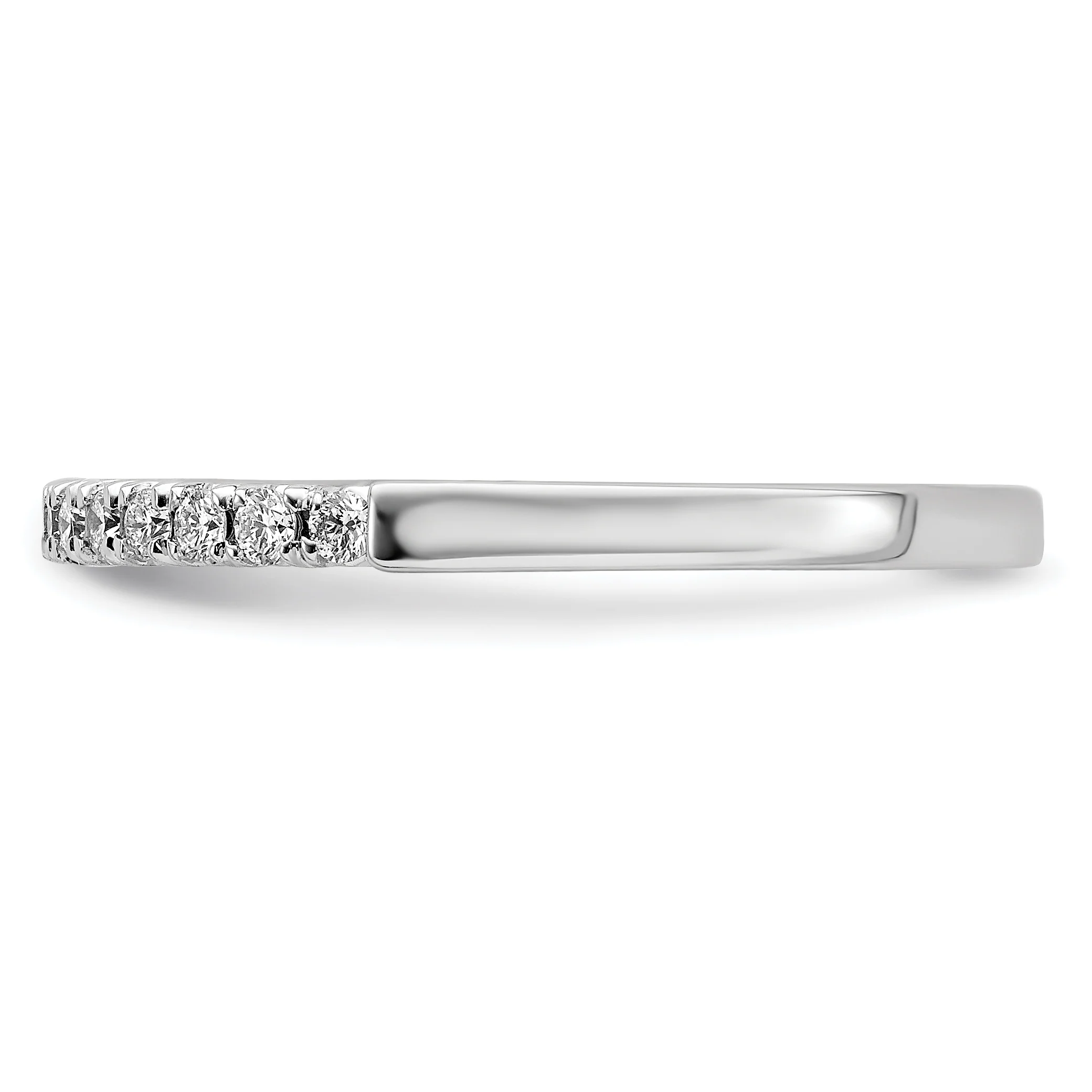 Anillo de Boda Completo en Oro Blanco de 14k con Diamantes Cultivados en Laboratorio de 1/4 Quilate, Claridad VS/SI+ y Color G+ - Image 3