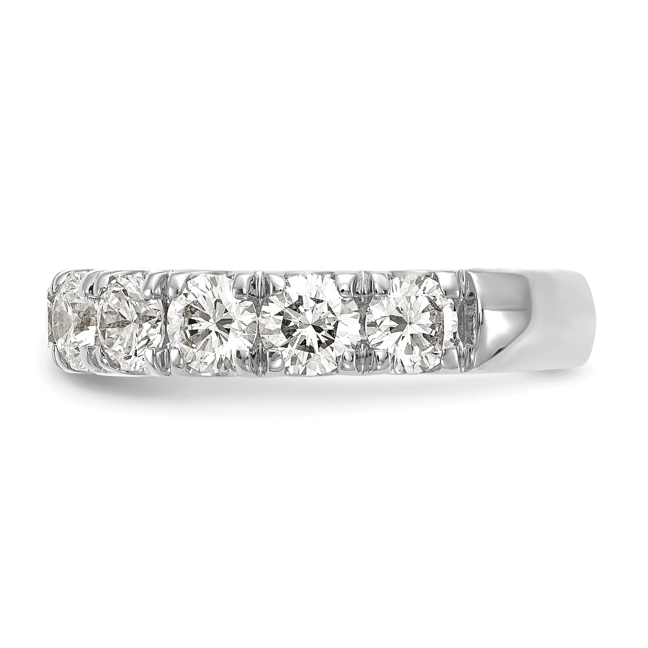 Anillo de Boda de Oro Blanco de 14K con 2 Quilates de Diamantes de Laboratorio VS+ F+ - Image 2