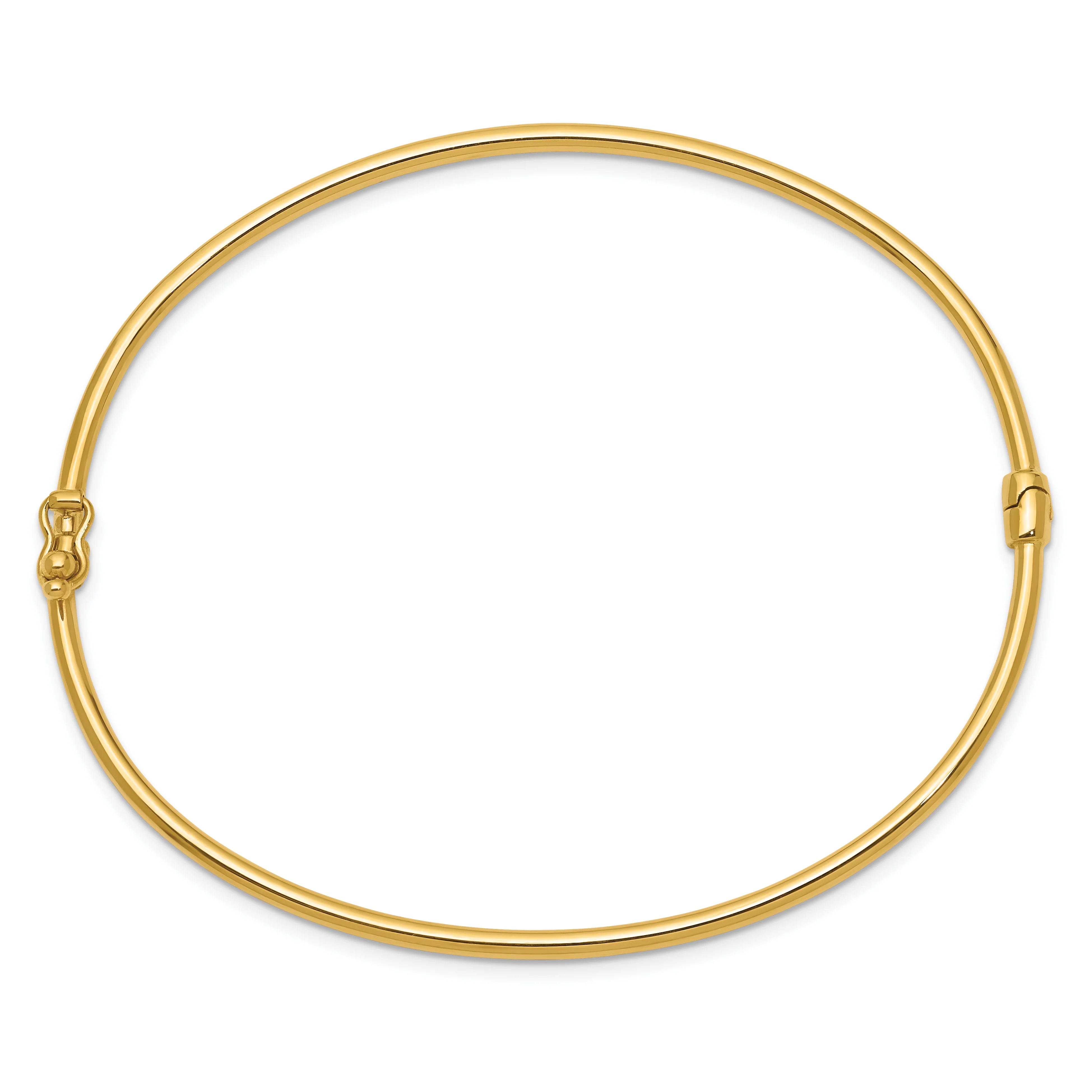 Brazalete Bangle 14K con Bisagra - Image 2