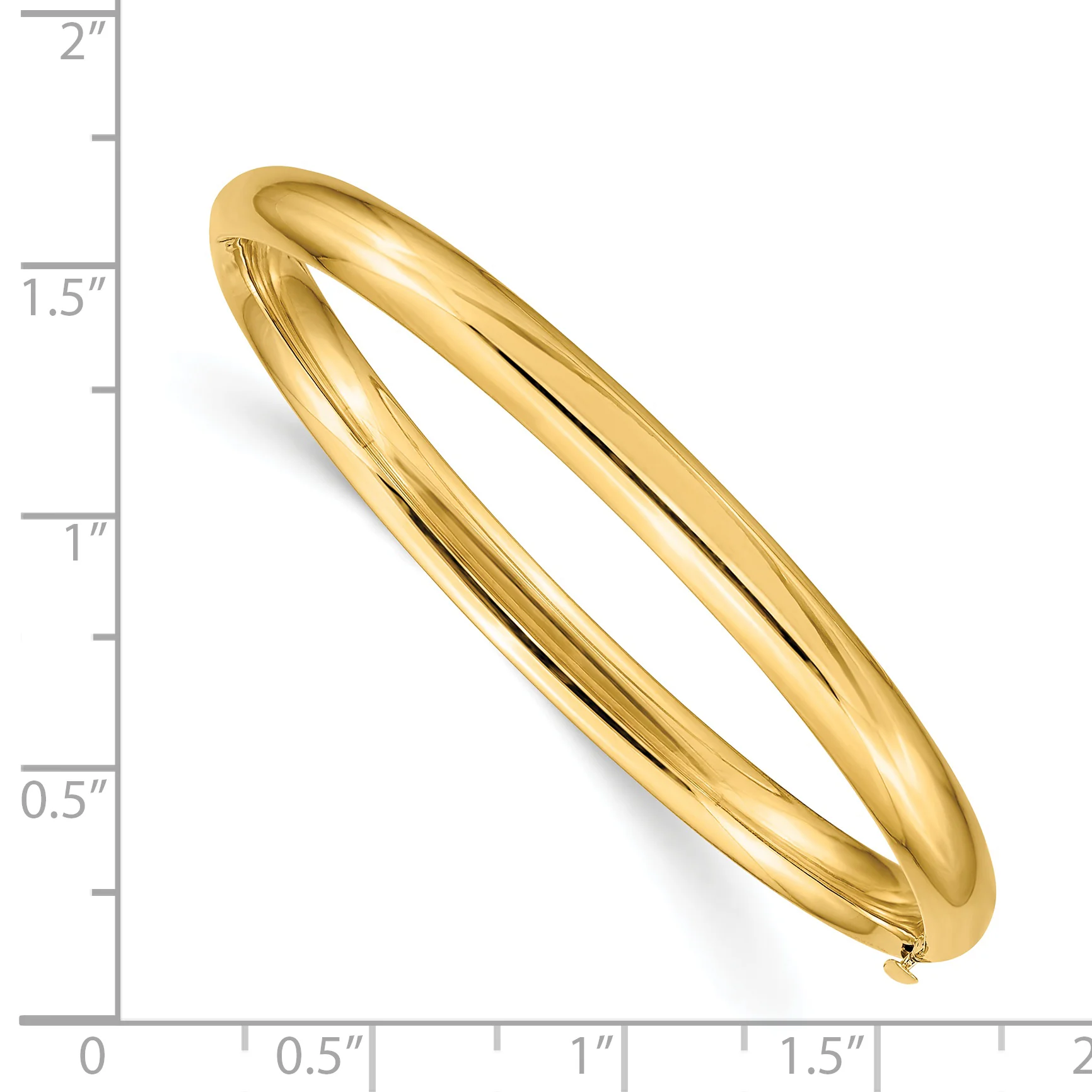 Brazalete para Bebé con Bisagra en Oro Amarillo de 14K (5mm) - Image 3
