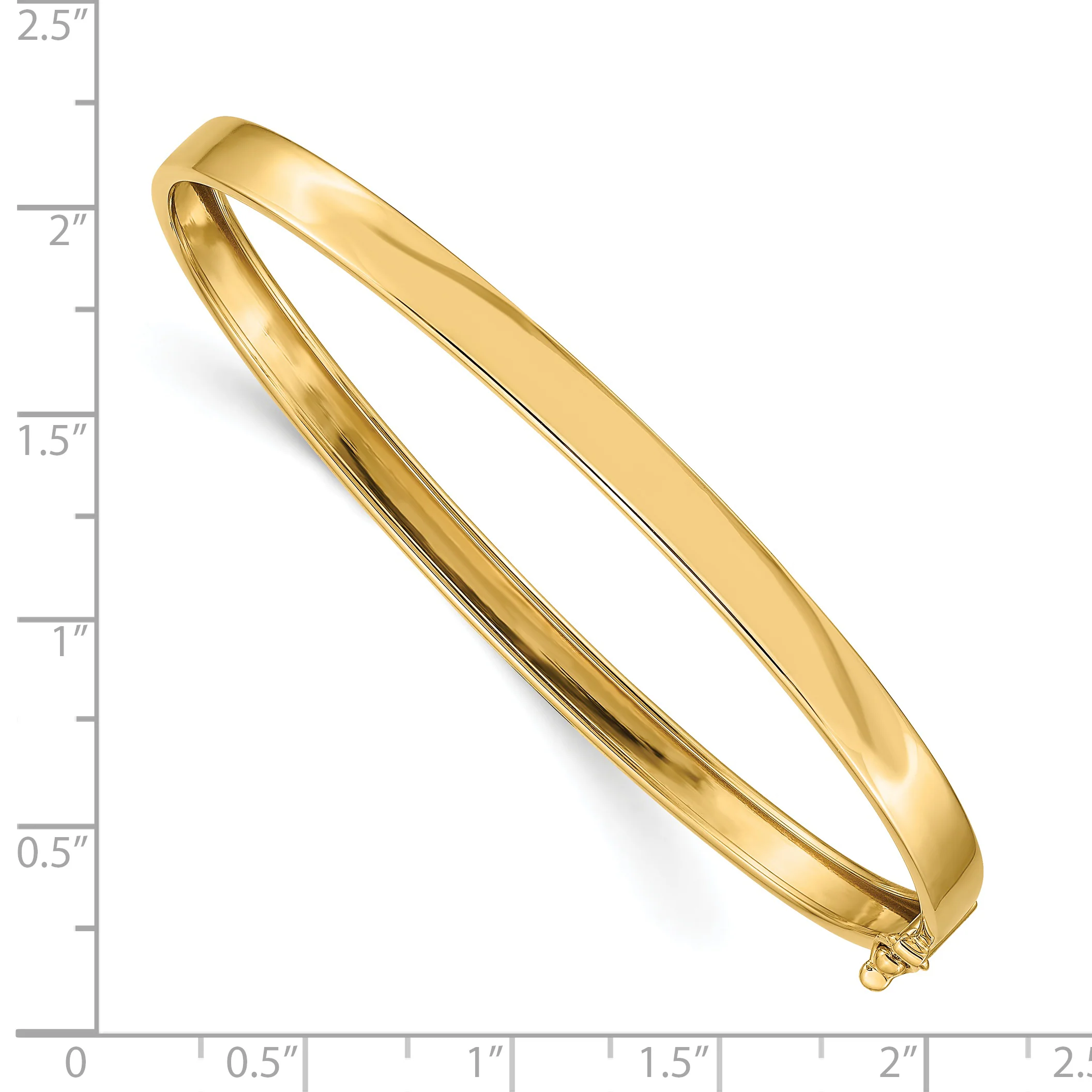Brazalete Flexible en Oro Amarillo de 14K (5mm) - Image 3