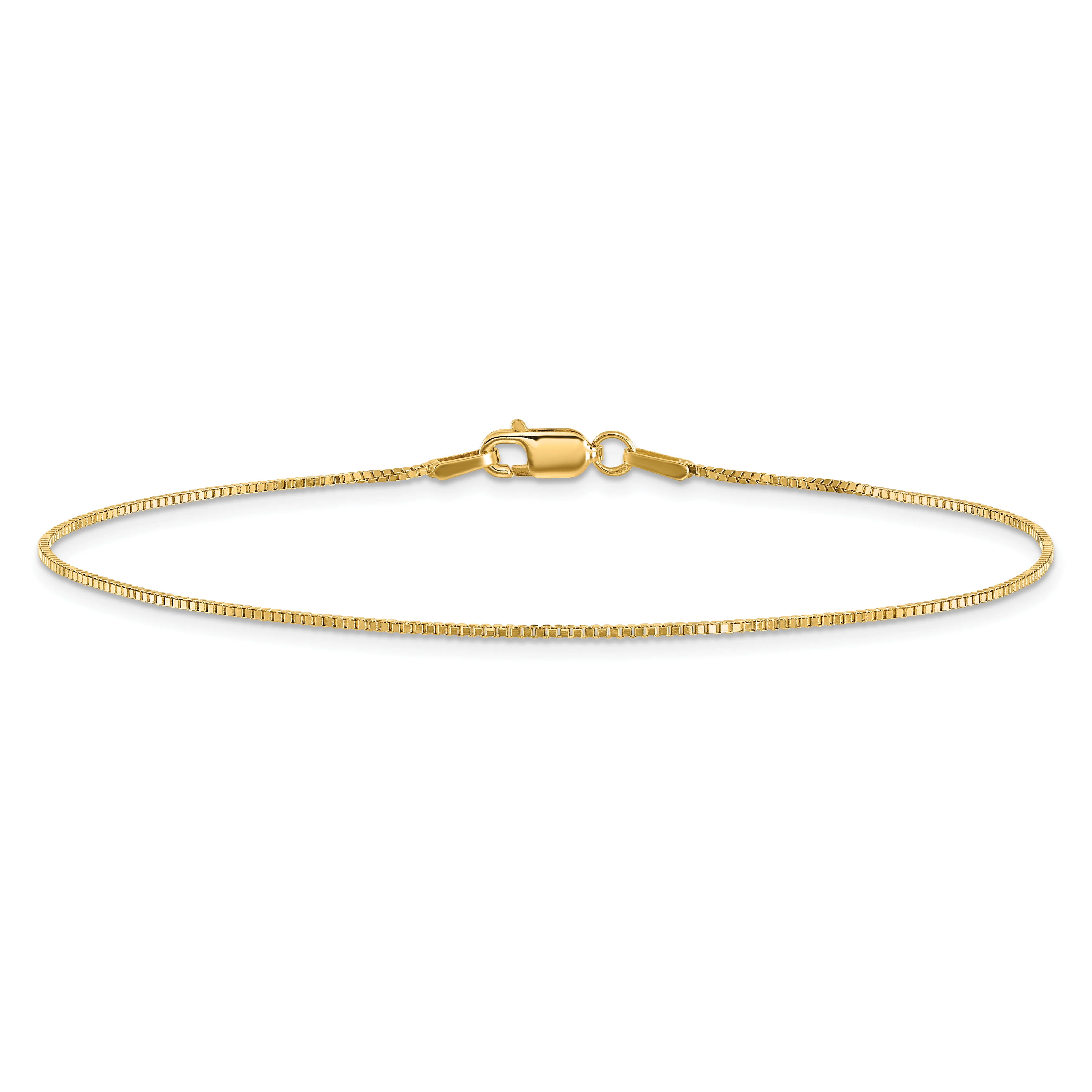 Pulsera de Oro Amarillo de 14k de 7 pulgadas y 0.95mm con Cierre de Langosta - Image 3