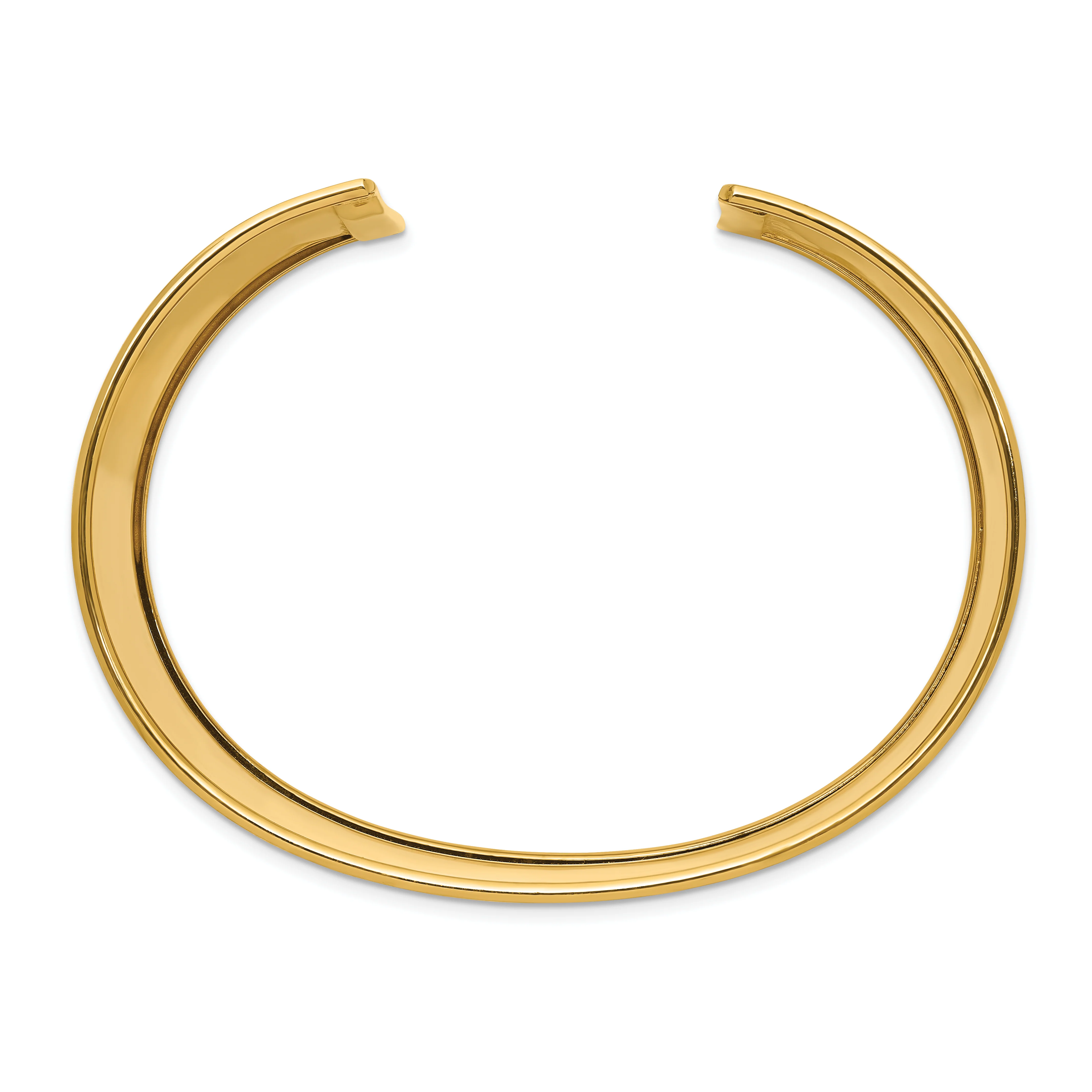 Brazalete Cuff de Oro Amarillo de 14K (47 mm) Pulido - Image 2