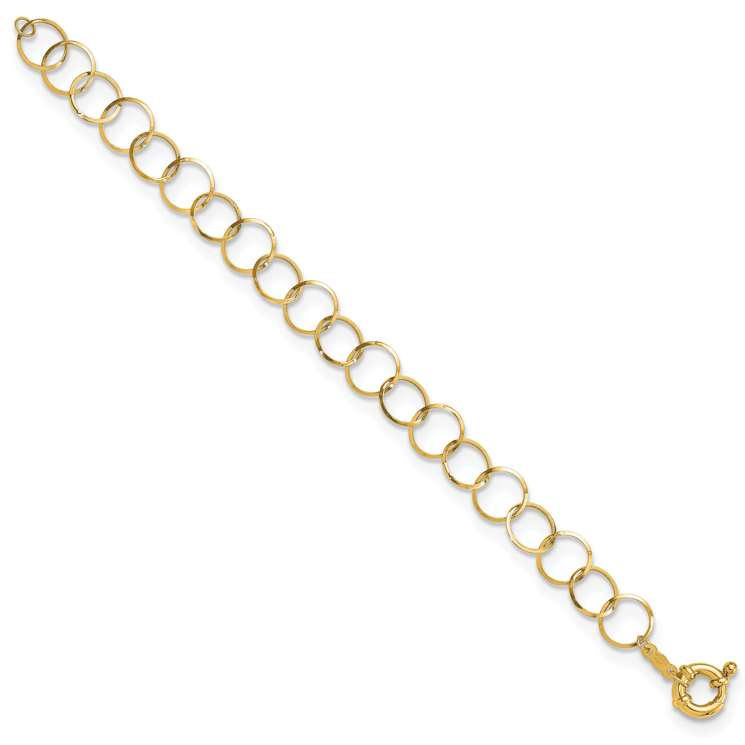 Pulsera de Cadena Circular 14K - Image 2