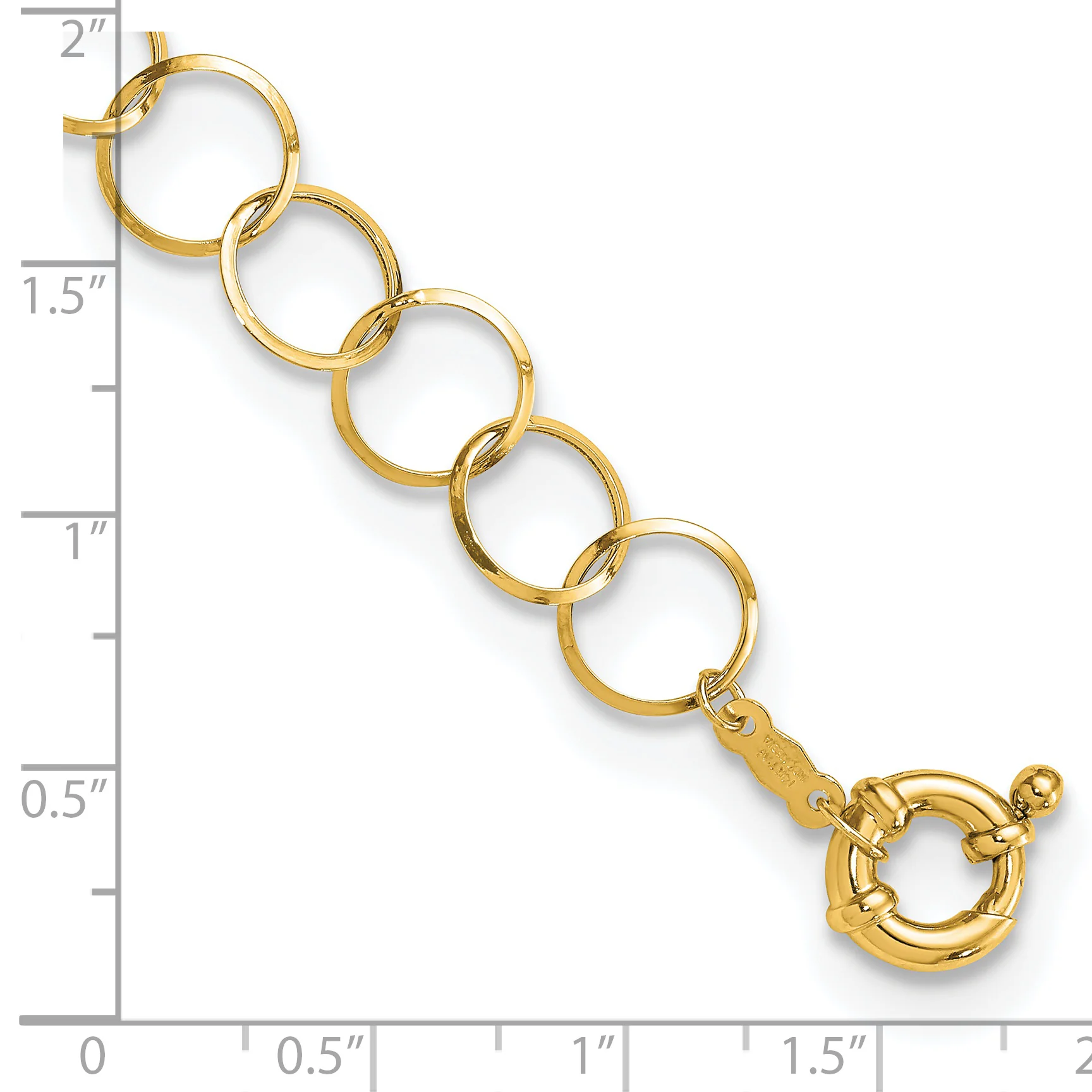 Pulsera de Cadena Circular 14K - Image 3