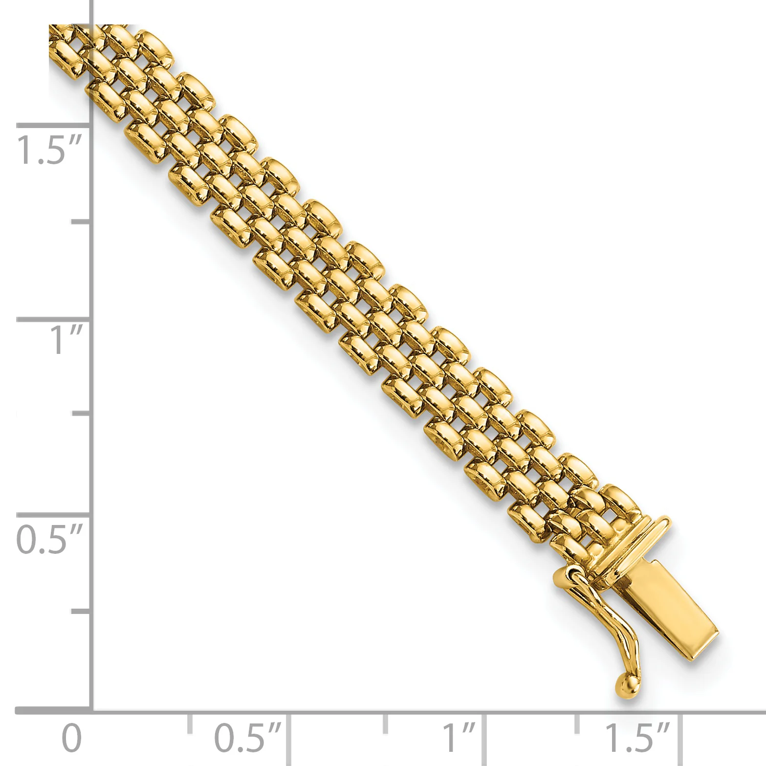 Brazalete de Enlace Panther de 6 mm en Oro de 14k - Image 3