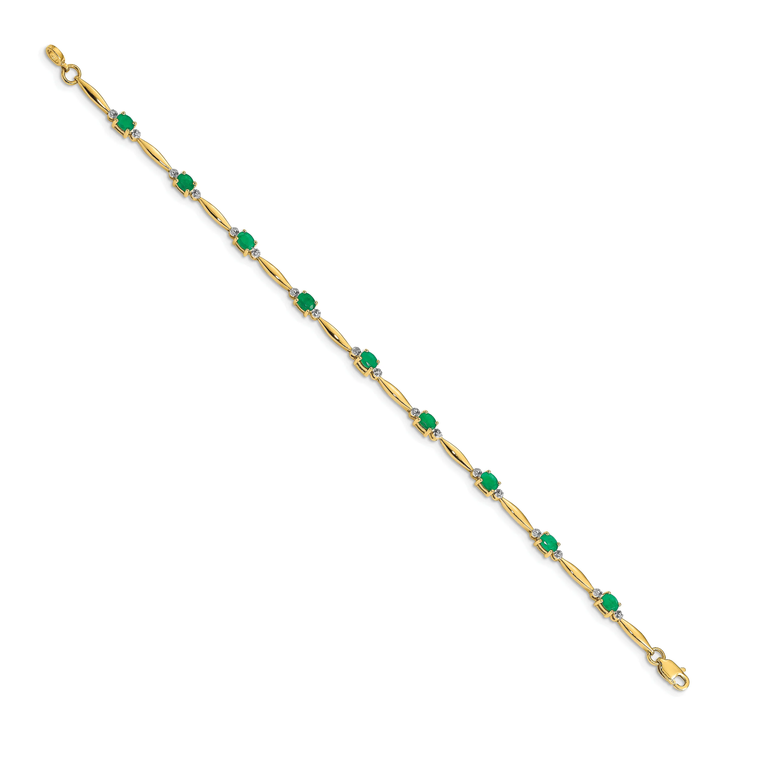 Pulsera Tennis con Diamantes de Laboratorio 14K VS/SI+ G+ - Image 2
