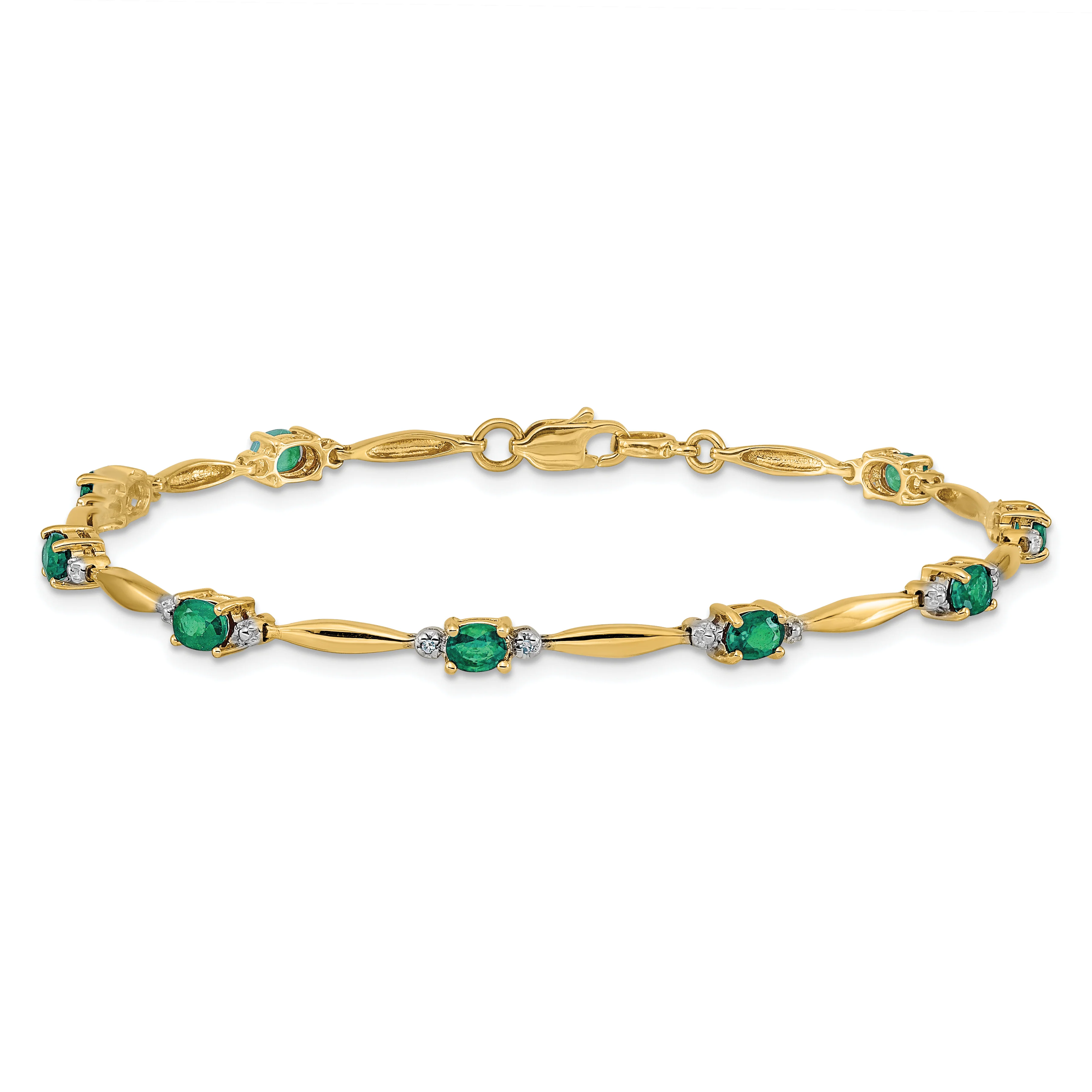 Pulsera Tennis con Diamantes de Laboratorio 14K VS/SI+ G+ - Image 3