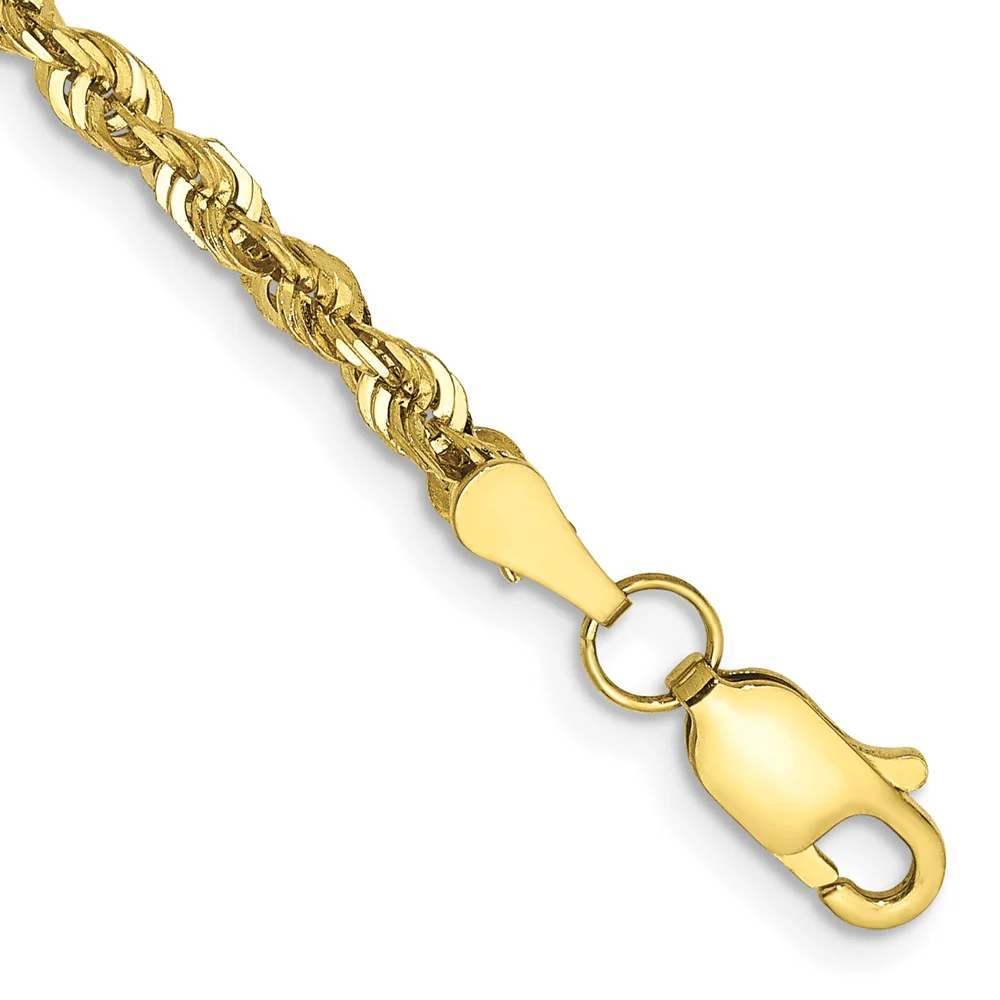 Cadena de Oro Amarillo 10K Extra Ligera de 2.75 mm con Corte de Diamante (D/C) - Image 2