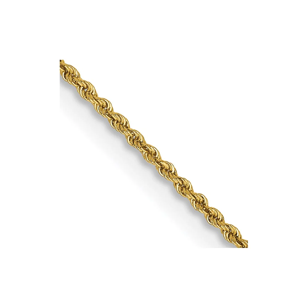 Cadena de Cuerda de 14K de 30 pulgadas y 1.5 mm con Cierre de Langosta - Image 2