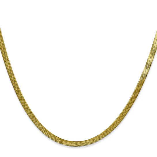 Cadena Herringbone Silky de 10K 3mm - Image 3