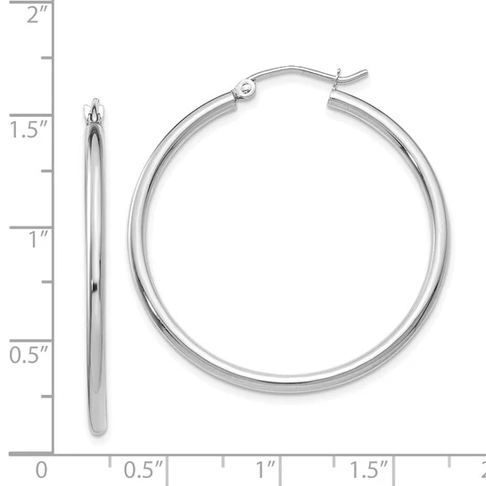 Aros Grandes de Tubo con Corte Diamante, Oro Rosa de 14k, Pulidos y Livianos - Image 4
