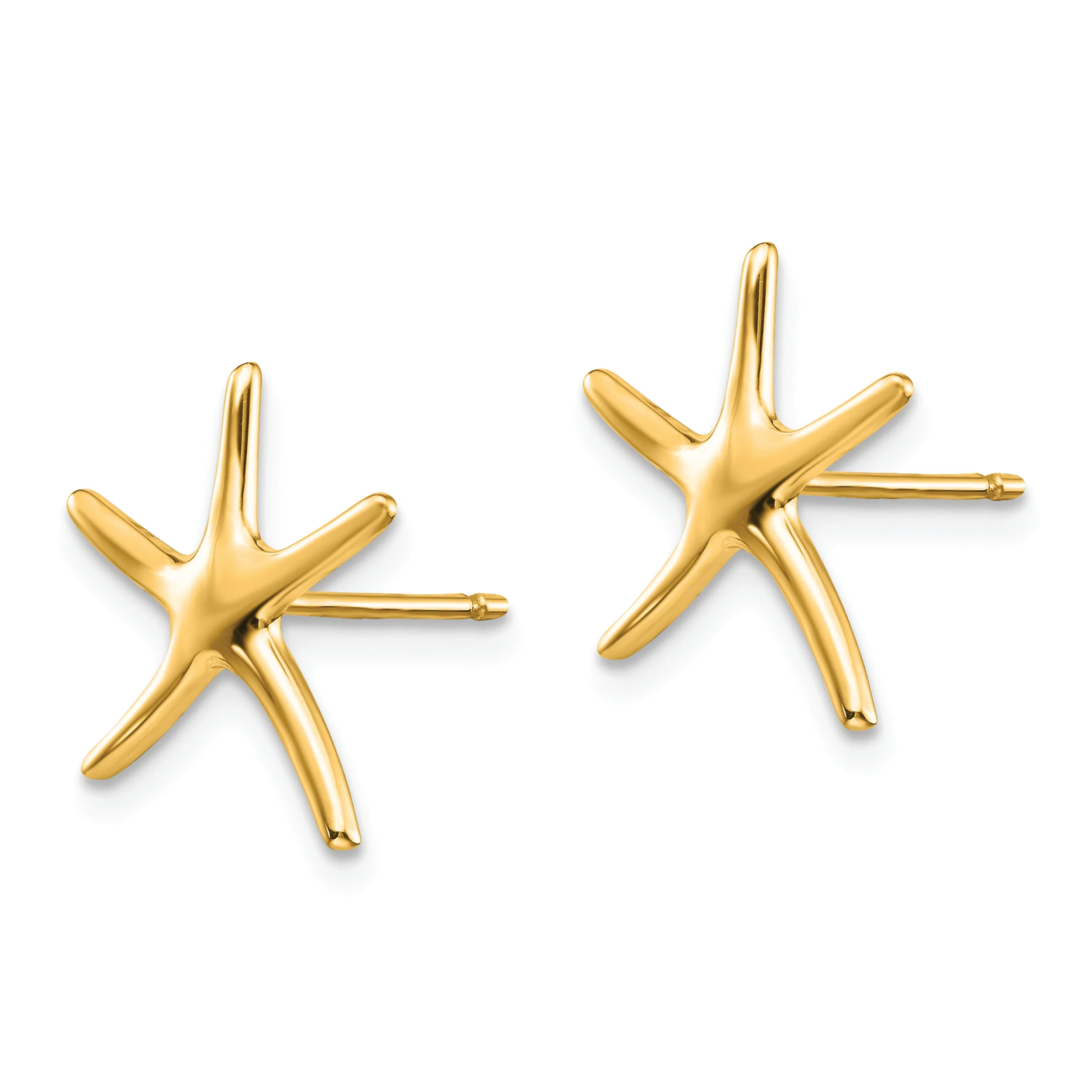 Pendientes de Estrella de Mar en Oro de 14k - Image 2