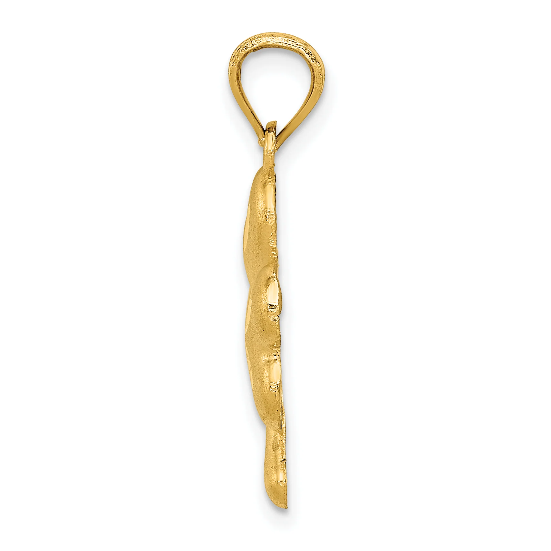 Colgante de Trébol en Oro Amarillo de 14K - Image 2