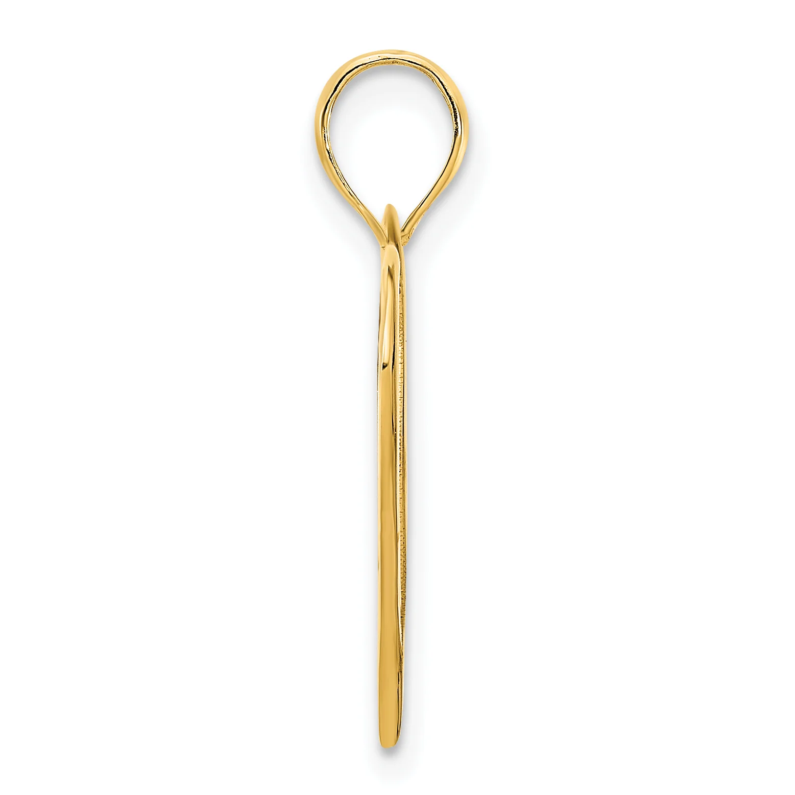 Colgante de Corazón Abierto en Oro de 14k - Image 2