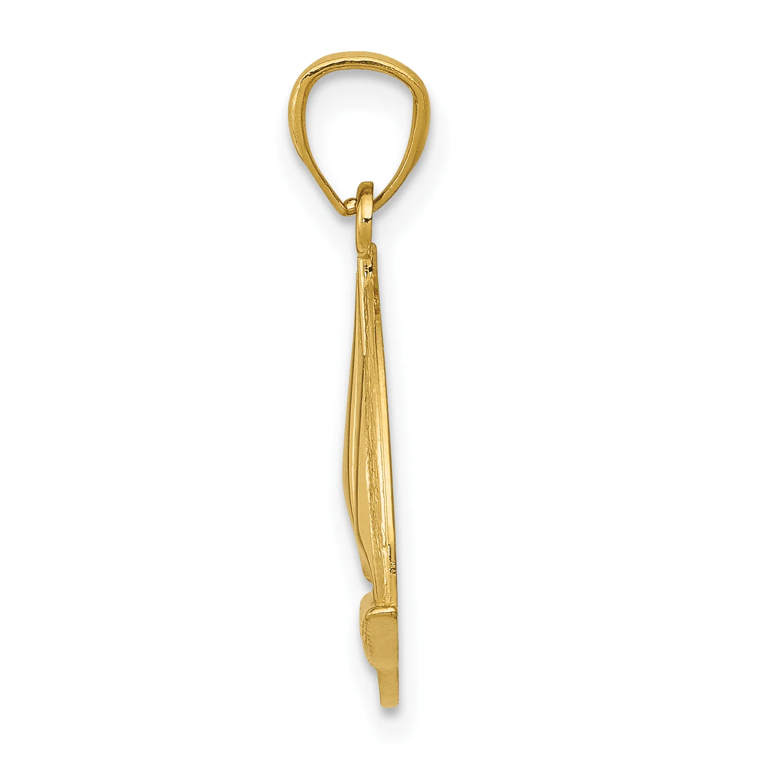 Colgante de Velero en Oro Amarillo de 14K - Image 2