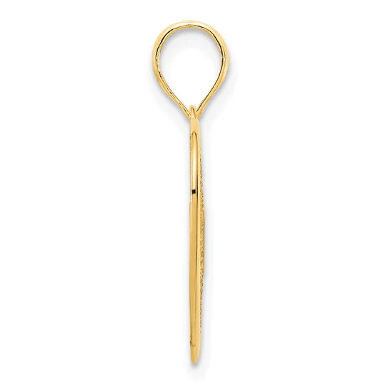 Dije Fancy Corazón en Oro Amarillo de 14K - Image 2