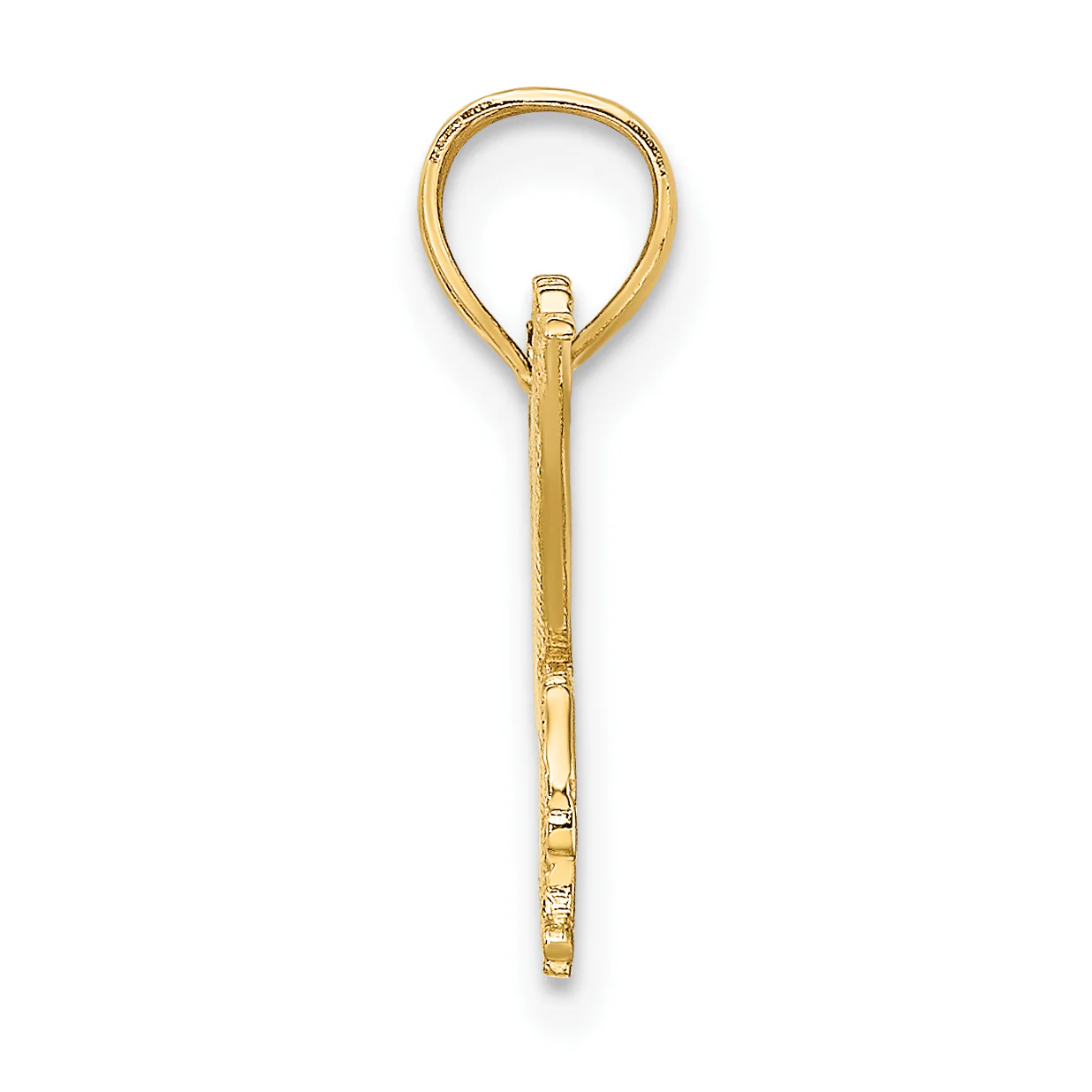 Colgante de Águila Grabada en Oro Amarillo 14K - Image 2