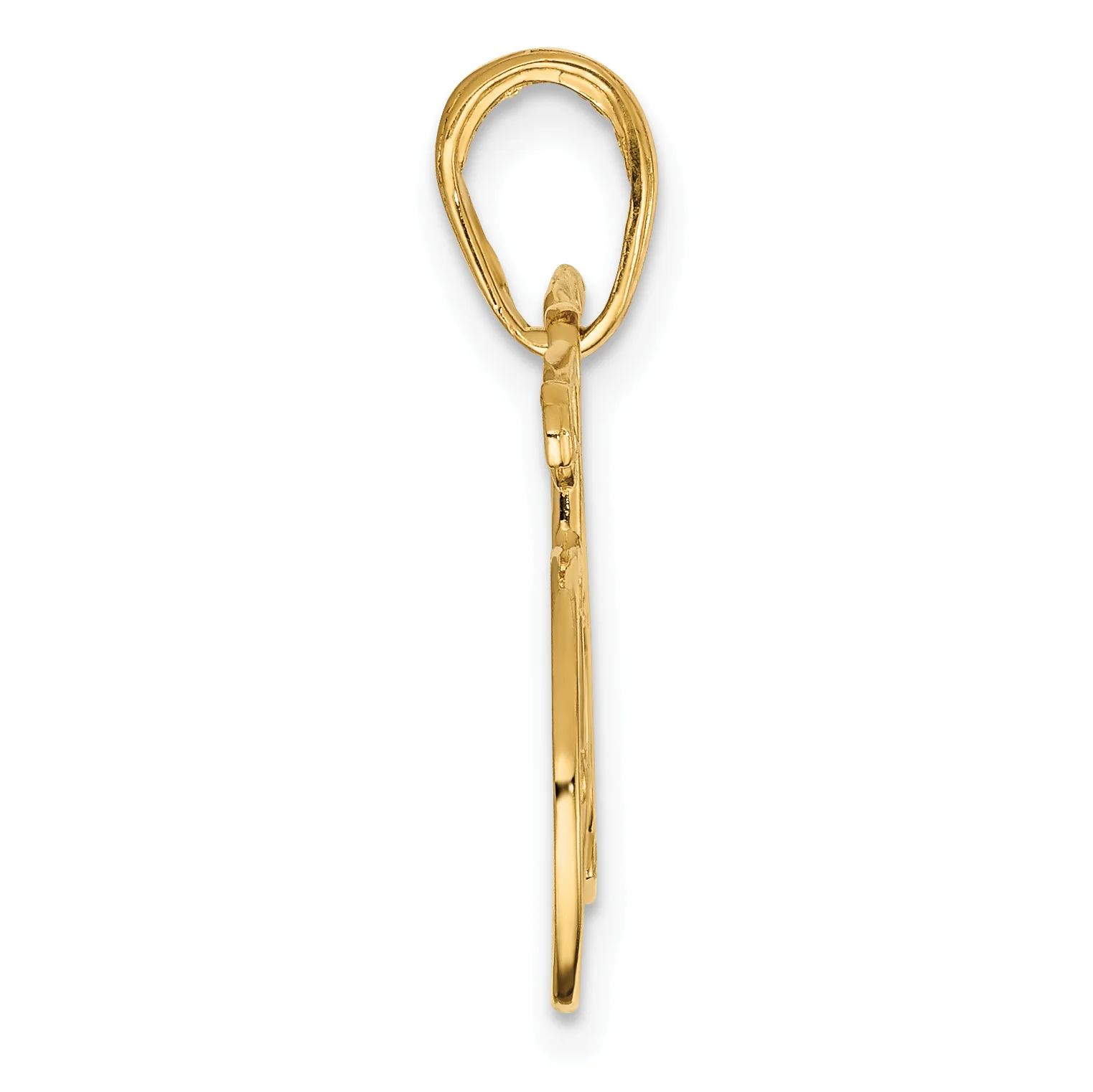 Dije de Bicicleta Pulido en Oro Amarillo de 14K - Image 2